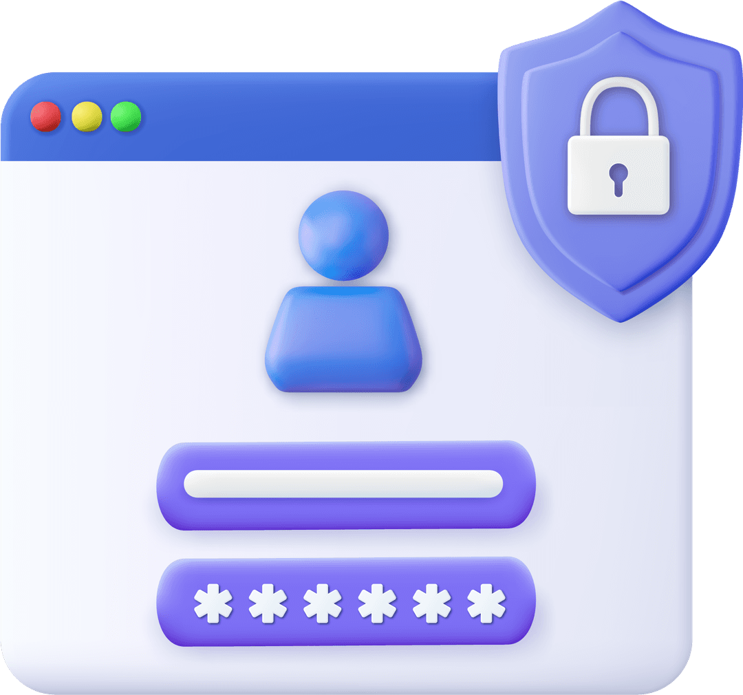 Secure learner account illustration